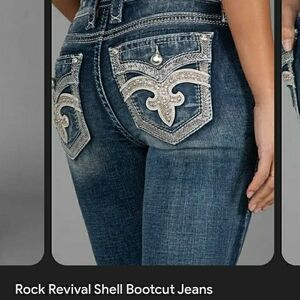 Rock Revival Women's Blue Bootcut Jeans
